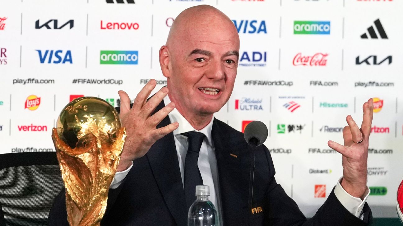 因凡蒂诺谈世界杯签证与票价：放轻松，FIFA会想办法