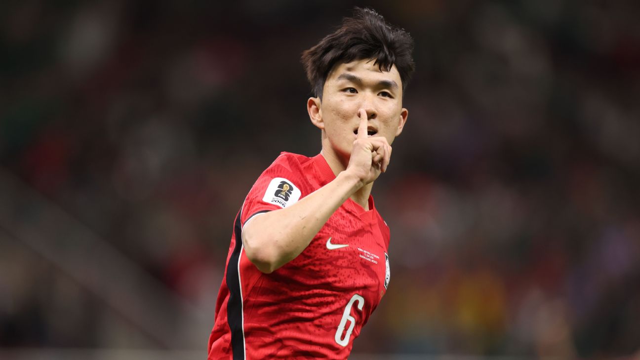 韩国队2-1逆转捷克迎世界杯开门红